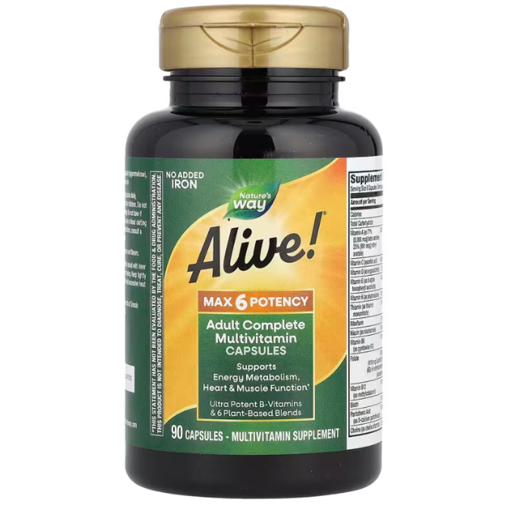 Nature's Way Alive!® Max6 Potency Adult Complete Multivitamin N