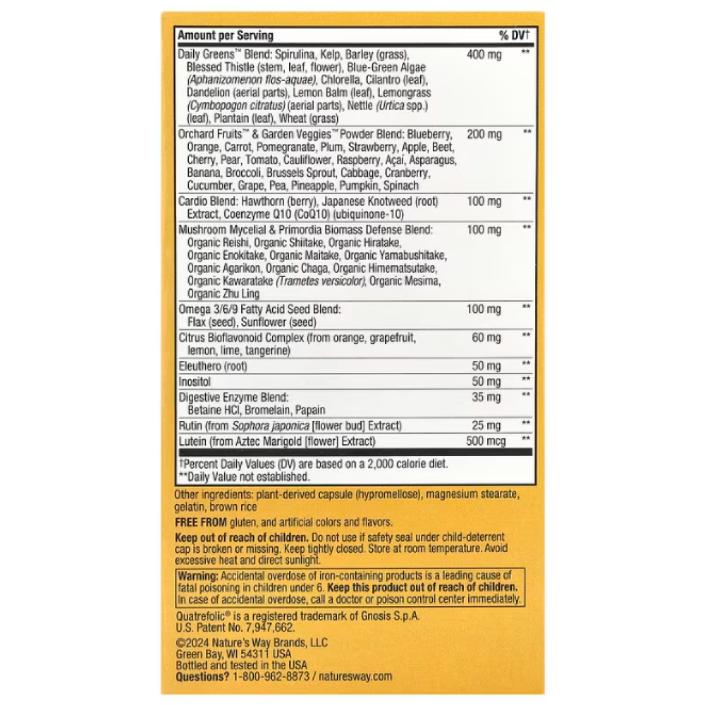 Nature's Way Alive!® Max 6 Potency Adult Complete Multivitamin W