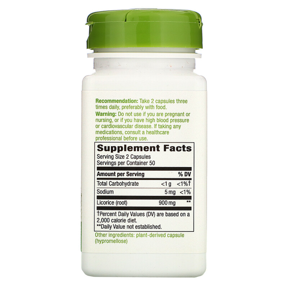 Nature's Way Licorice Root 900 mg