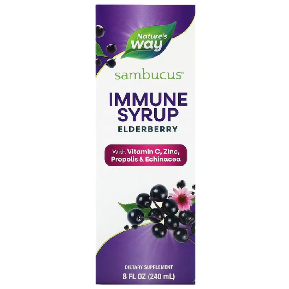 Natures Way Sambucus Immune Elderberry Syrup
