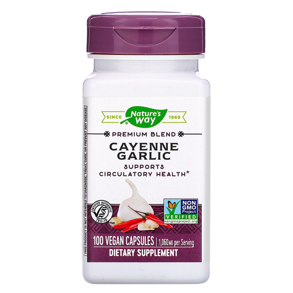 Nature's Way Cayenne Garlic 1060 mg