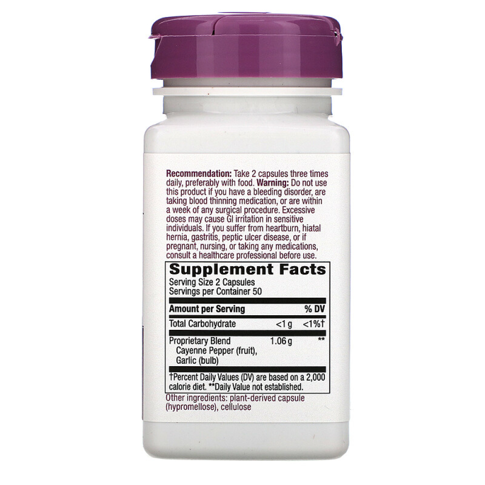 Nature's Way Cayenne Garlic 1060 mg