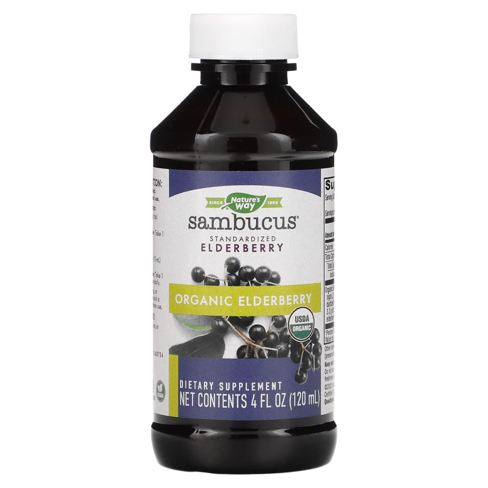 Natures Way Organic Sambucus BioCertified Elderberry