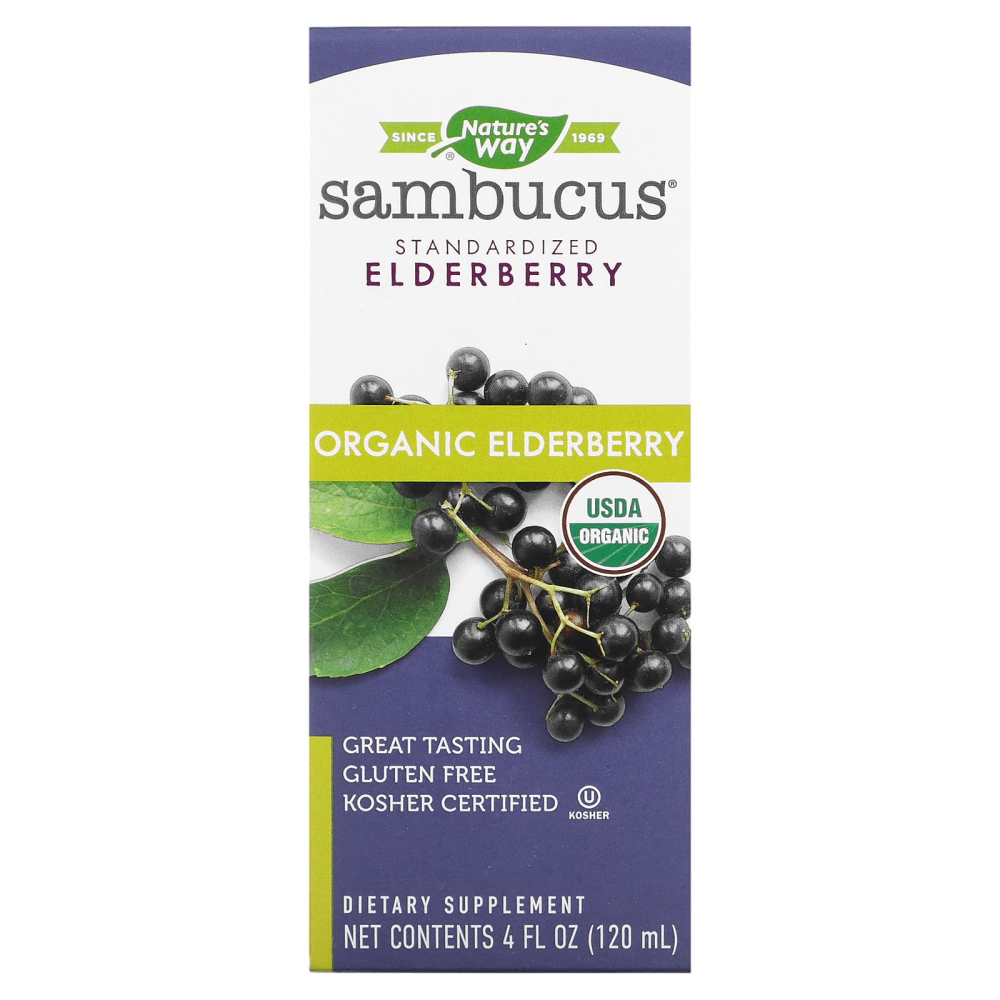 Natures Way Organic Sambucus BioCertified Elderberry
