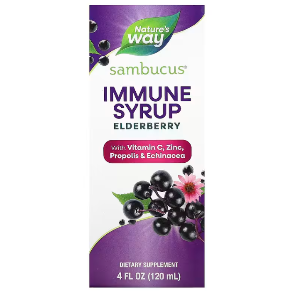 Natures Way Sambucus Immune Echinacea Zinc Propolis & Vitami