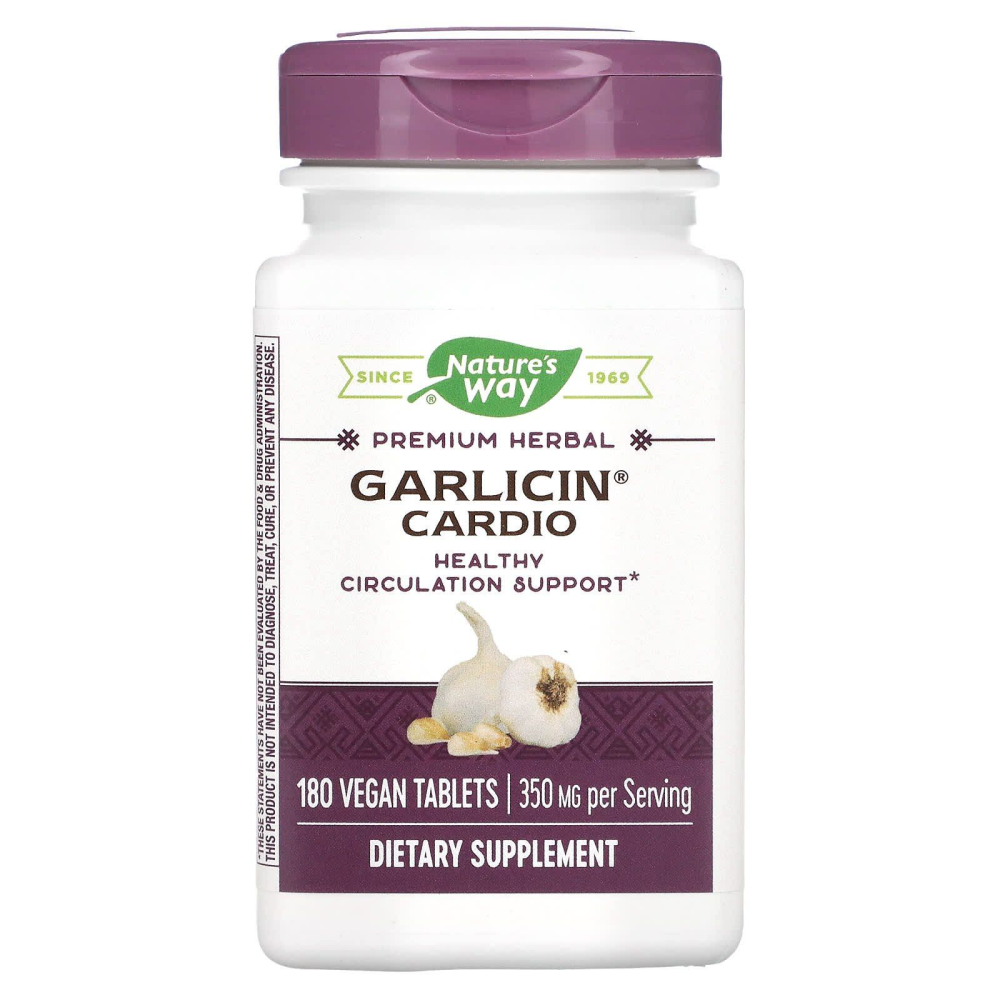 Natures Way Garlicin Cardio Odor Free