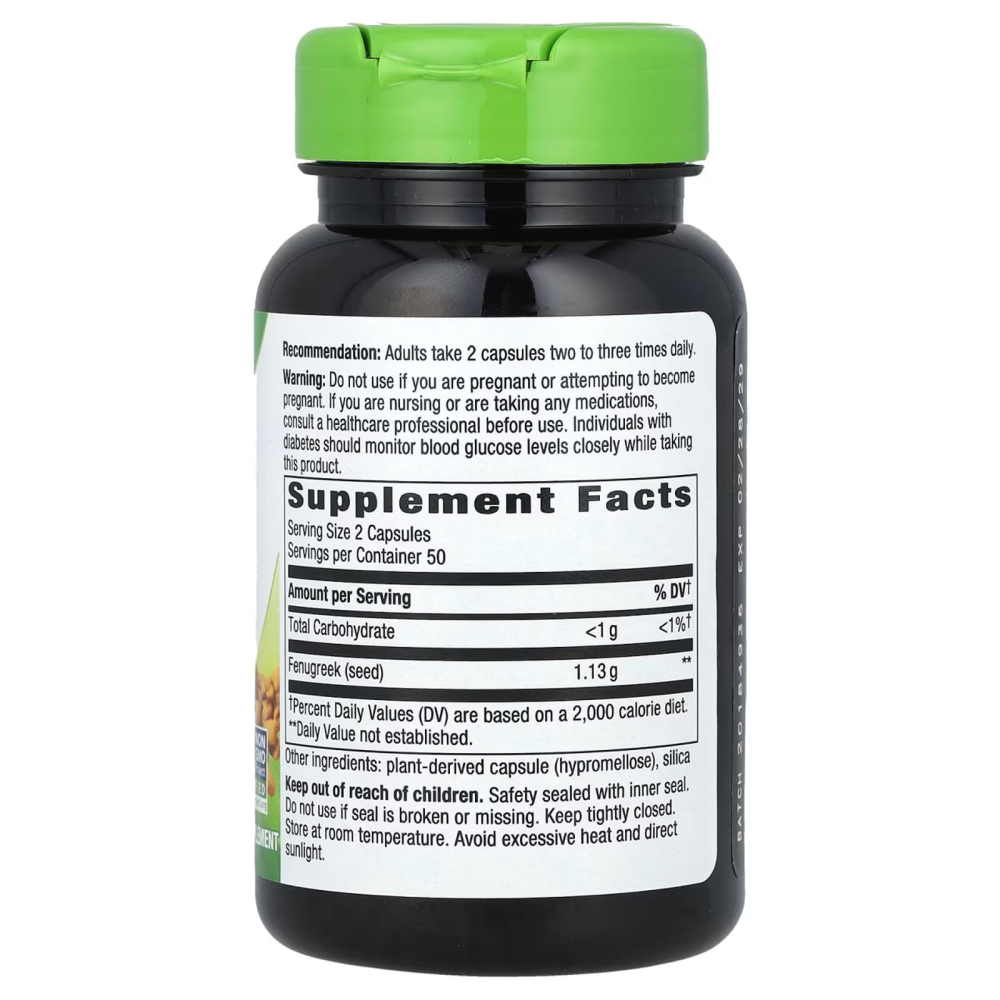 Nature's Way Fenugreek Seed 1 130 mg