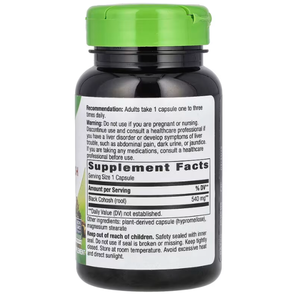 Nature's Way Black Cohosh Root 540 mg
