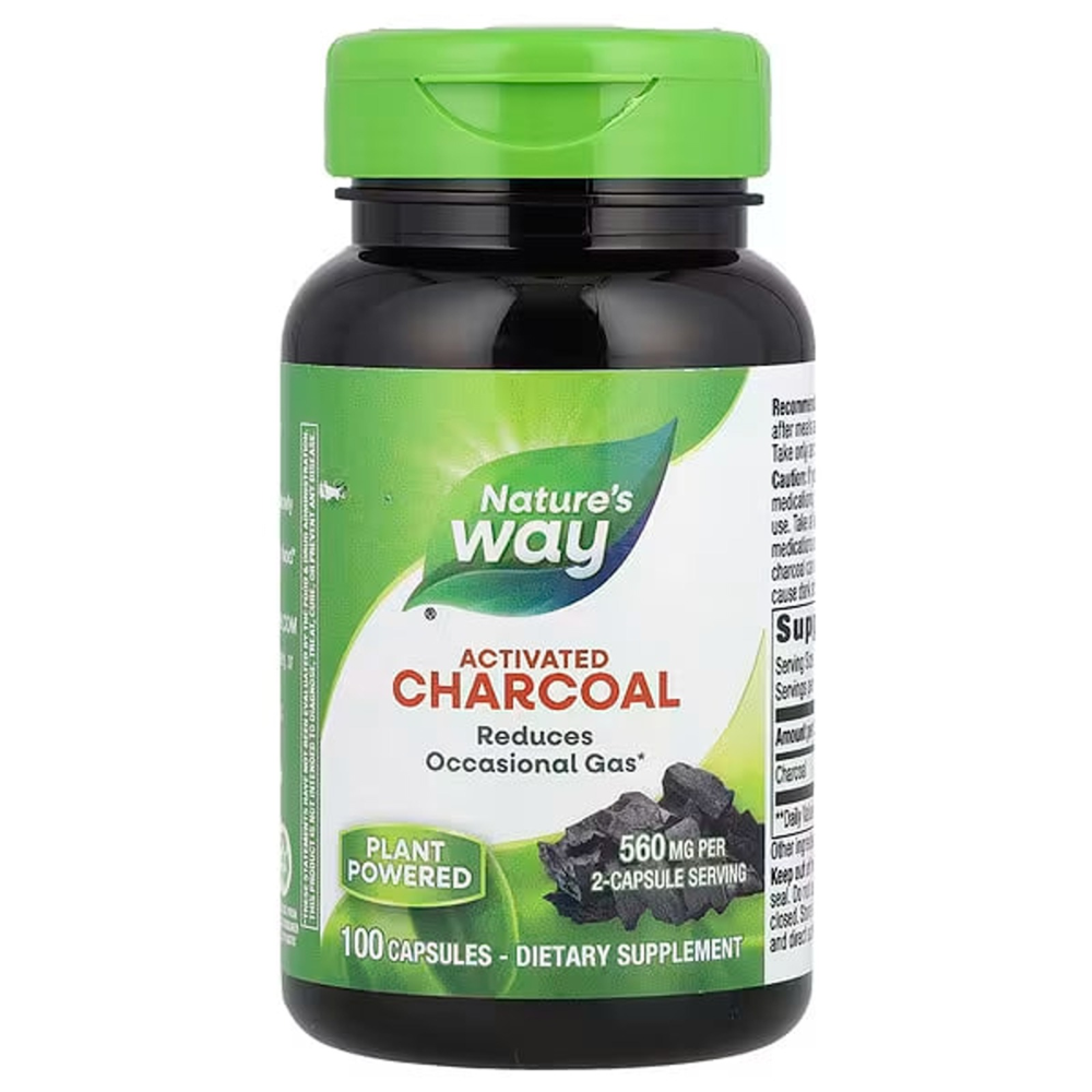 Nature's Way Activated Charcoal 560 mg