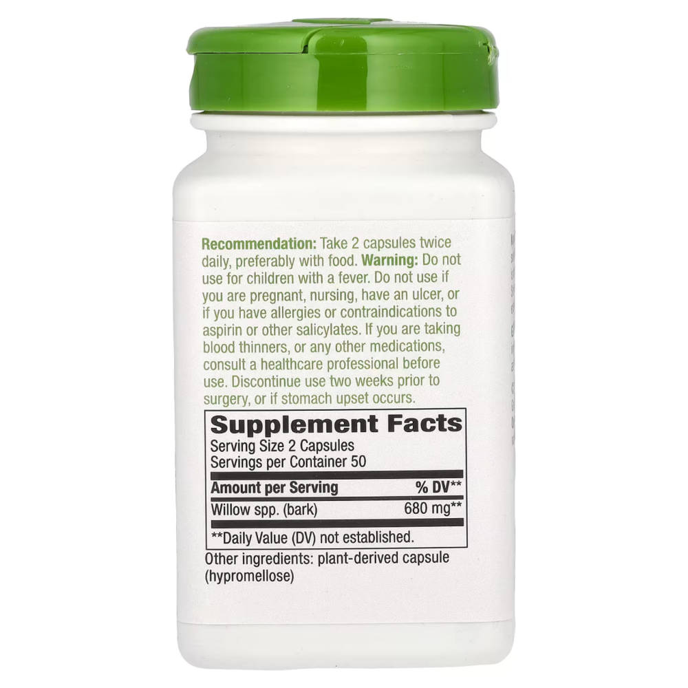 Nature's Way Willow Bark 680 mg