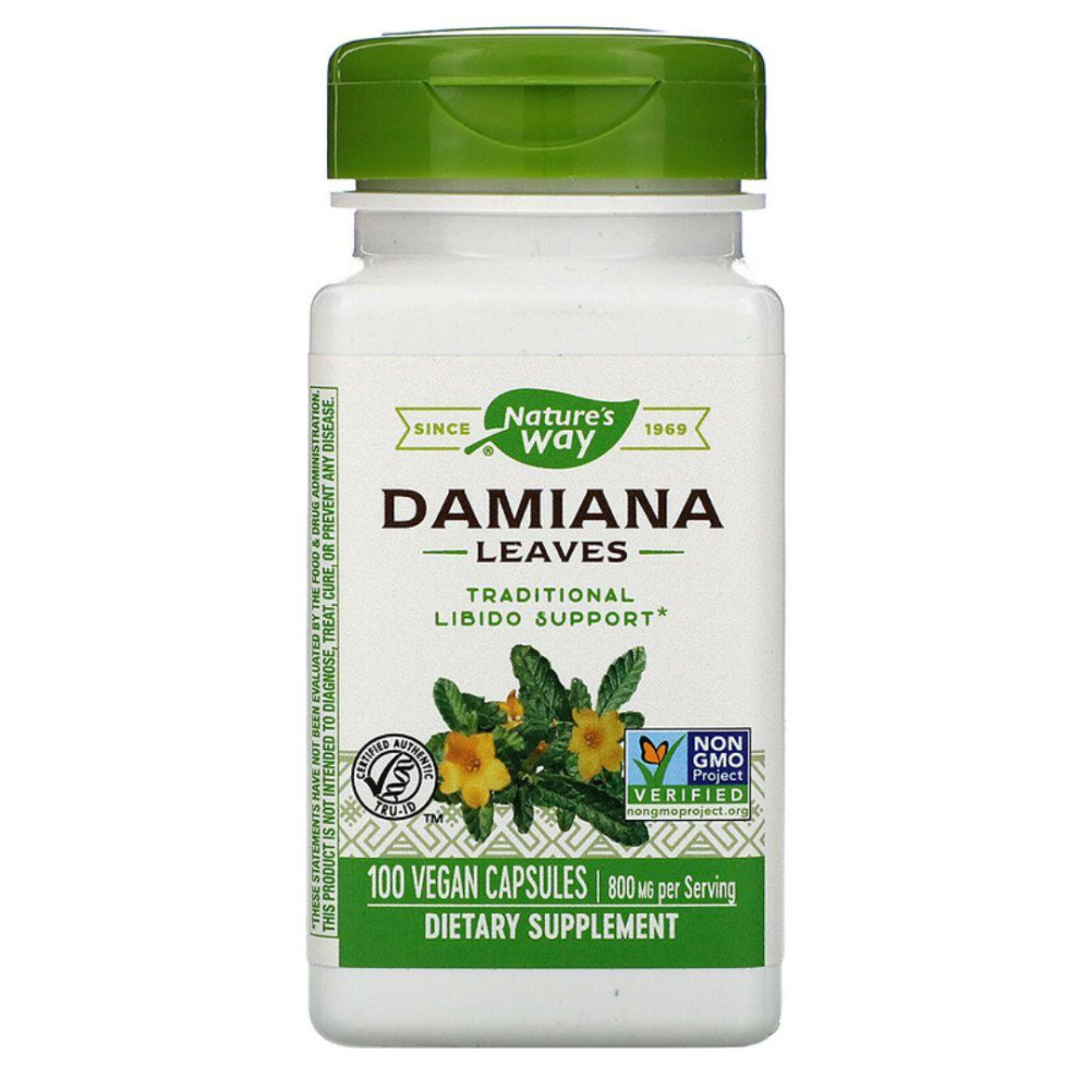 Nature's Way Damiana Leaves 600 mg