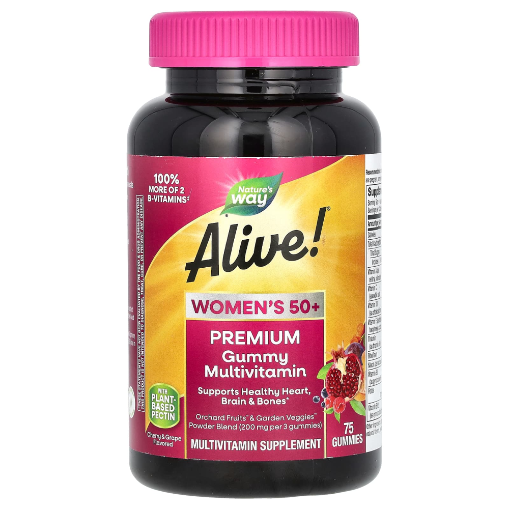 Nature's Way Alive! Women's 50+ Premium Gummy Multivitamin
