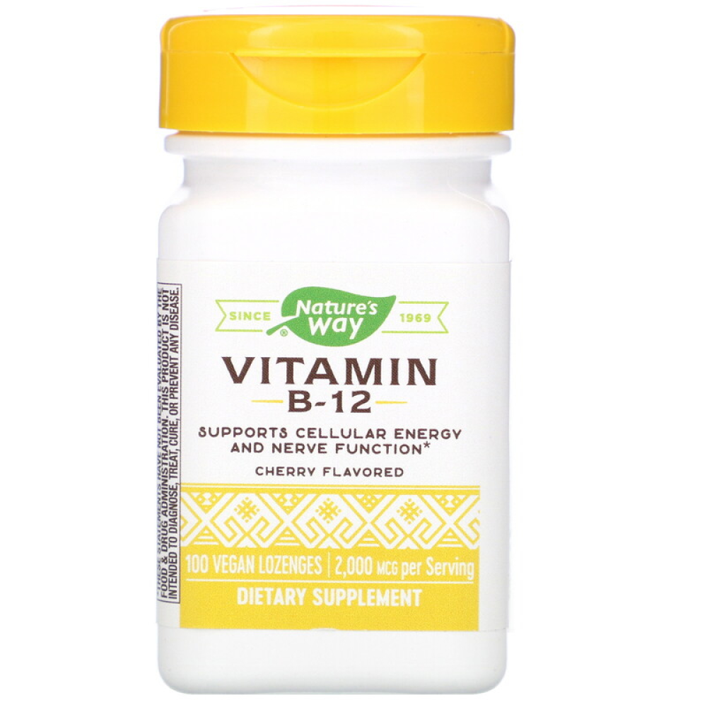 Natures Way Vitamin B12 Natural 2000 mcg