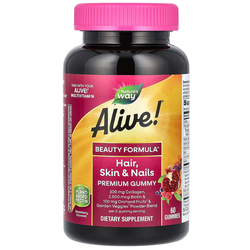 Natures Way Alive! Hair Skin & Nails with Collagen