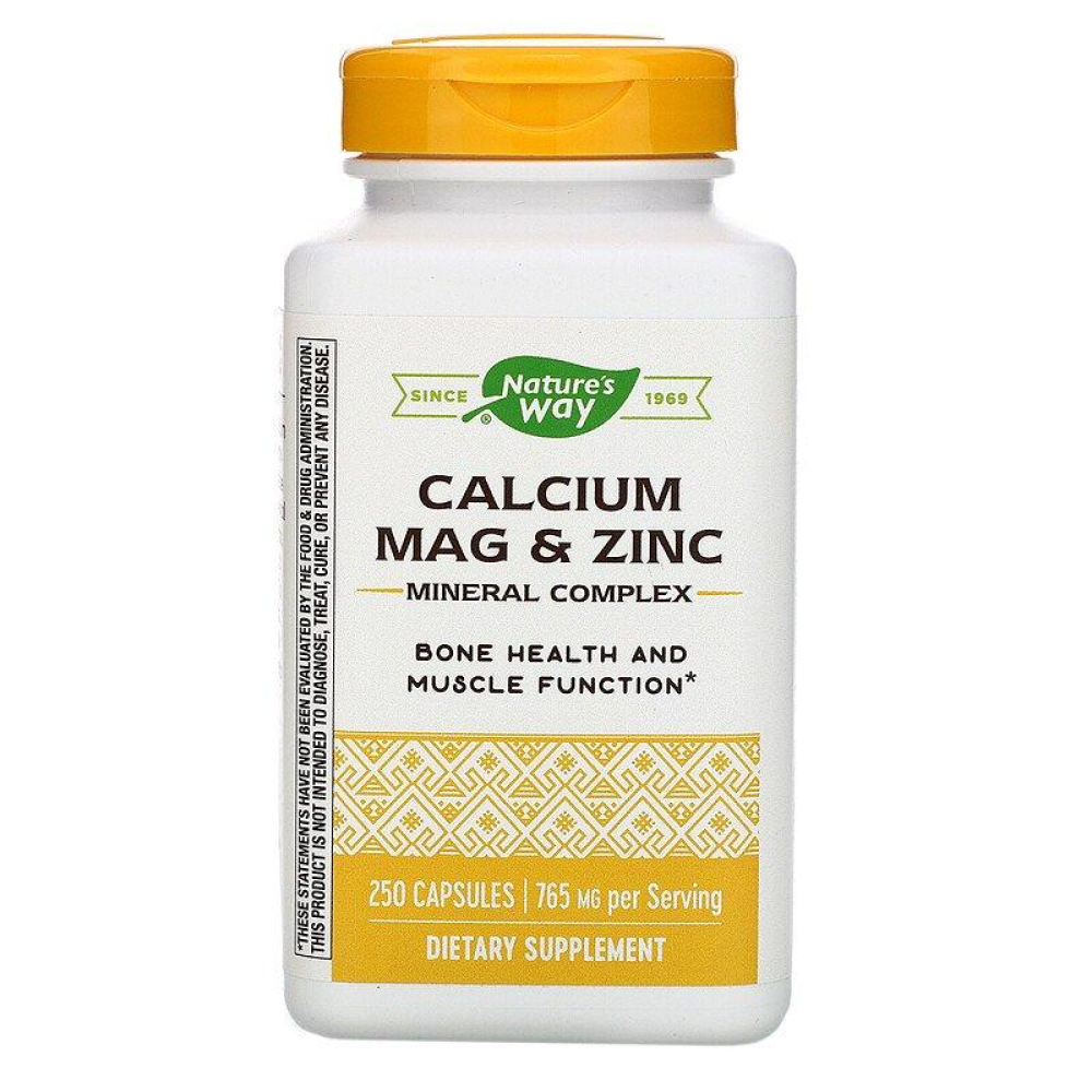 Nature's Way Calcium Mag & Zinc Mineral Complex 765 mg