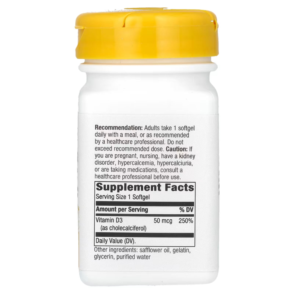 Nature's Way Vitamin D3 Extra Strength 50 mcg (2000 IU)