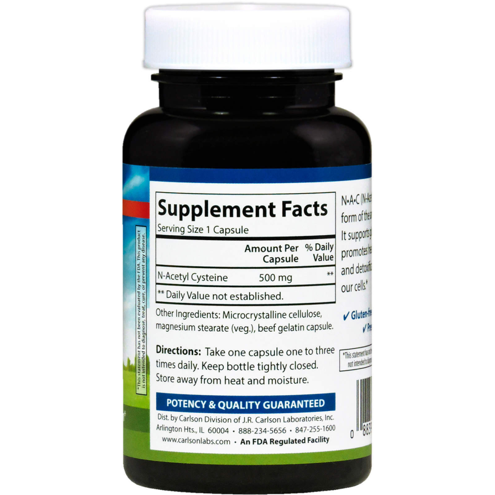Carlson Labs NAC 500 mg