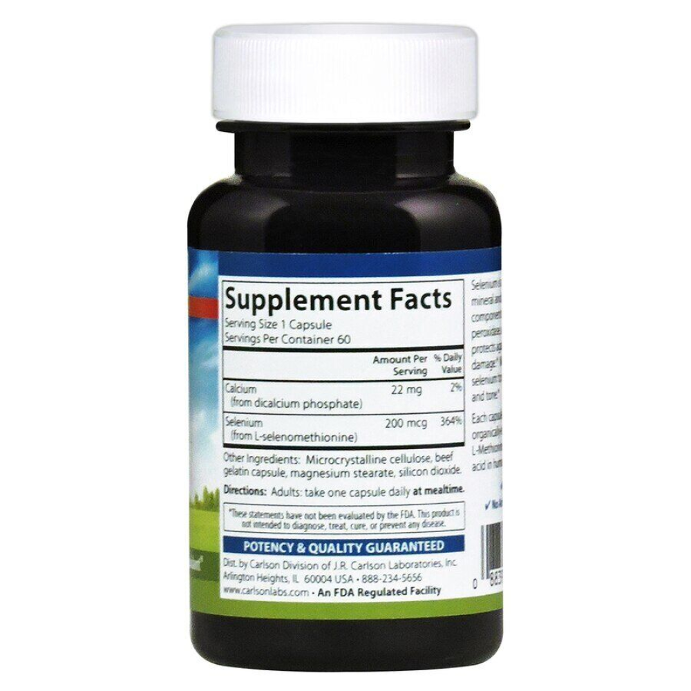 Carlson Labs Selenium 200 mcg
