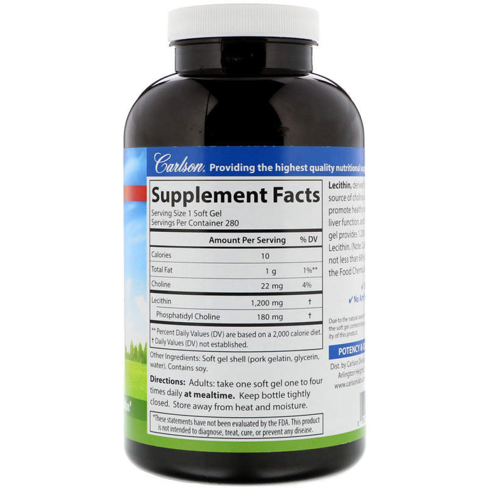 Carlson Labs Lecithin 1200 mg