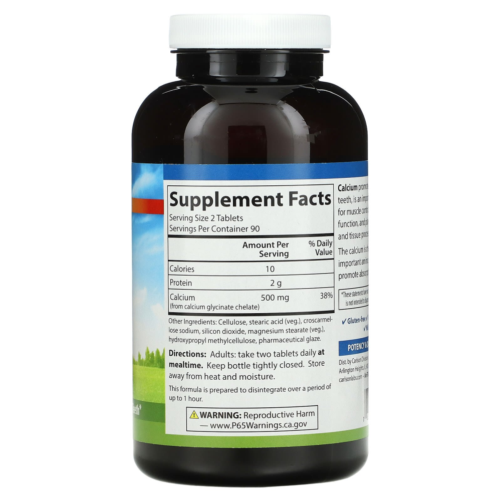 Carlson Chelated Calcium 250 mg