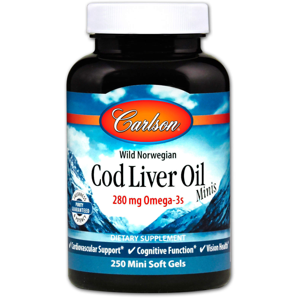 Carlson Labs Wild Norwegian Cod Liver Oil Minis