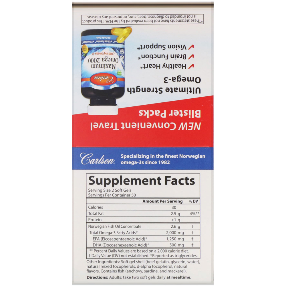 Carlson Labs Maximum Omega 2000