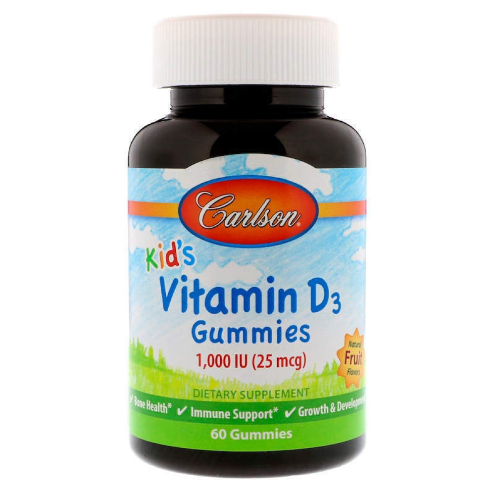 Carlson Labs Vitamin D3 Gummies Kids 1000 IU
