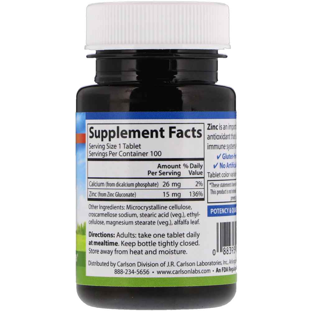Carlson Labs Zinc 15 mg