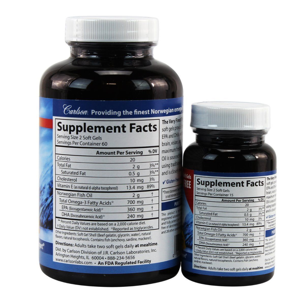 Carlson Labs The Very Finest Fish Oil