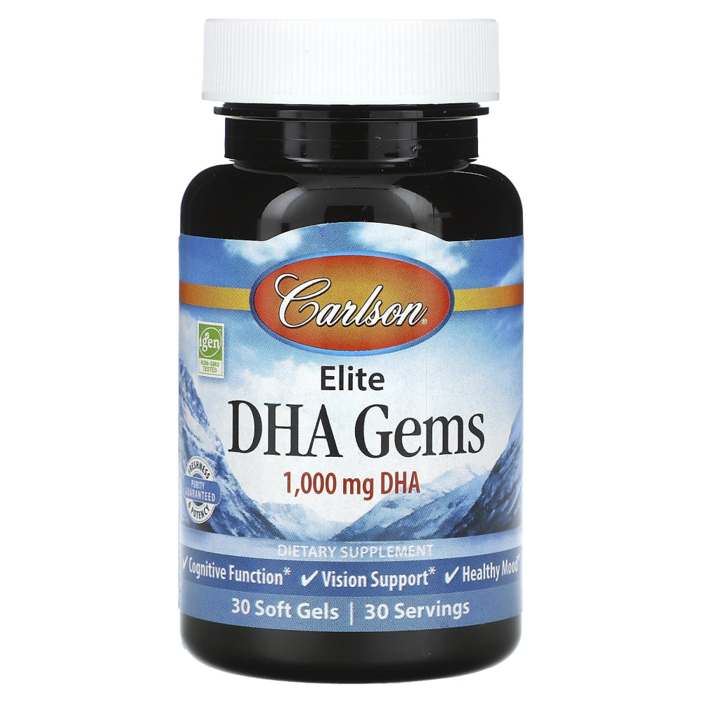 Carlson Elite DHA Gems 1000 mg
