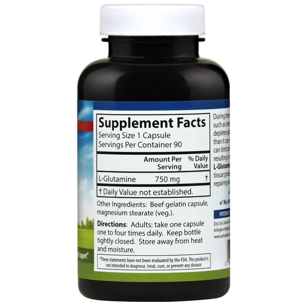 Carlson Labs L-glutamine 750mg