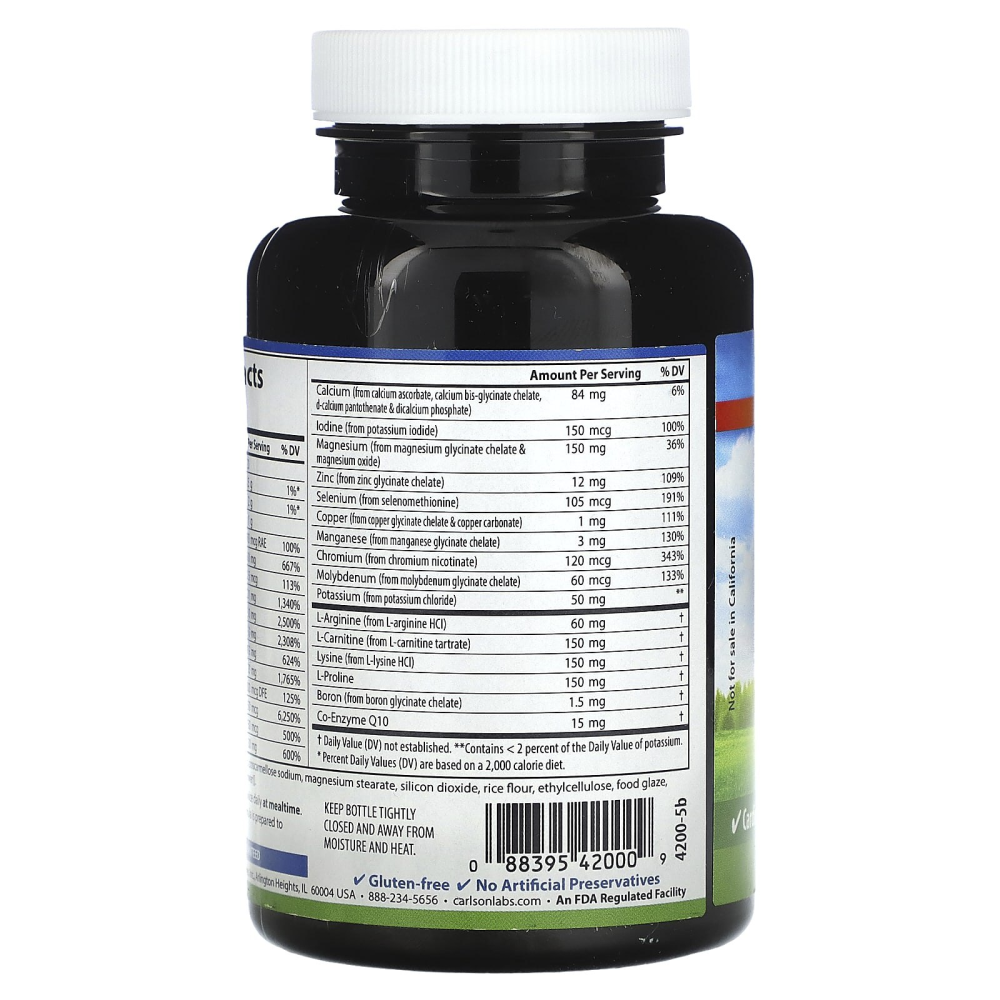 Carlson Labs Cardio Complete Advanced Cardiovascular Multi