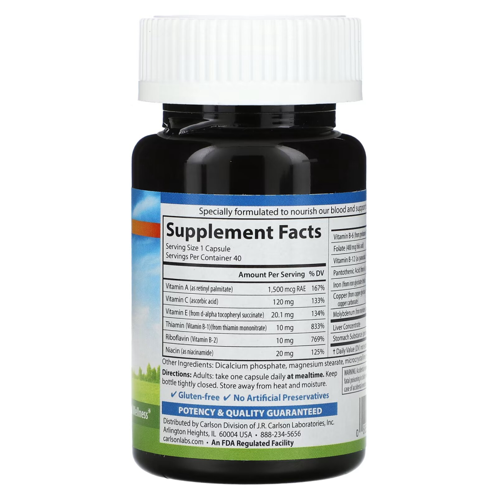 Carlson Blood Nutrients