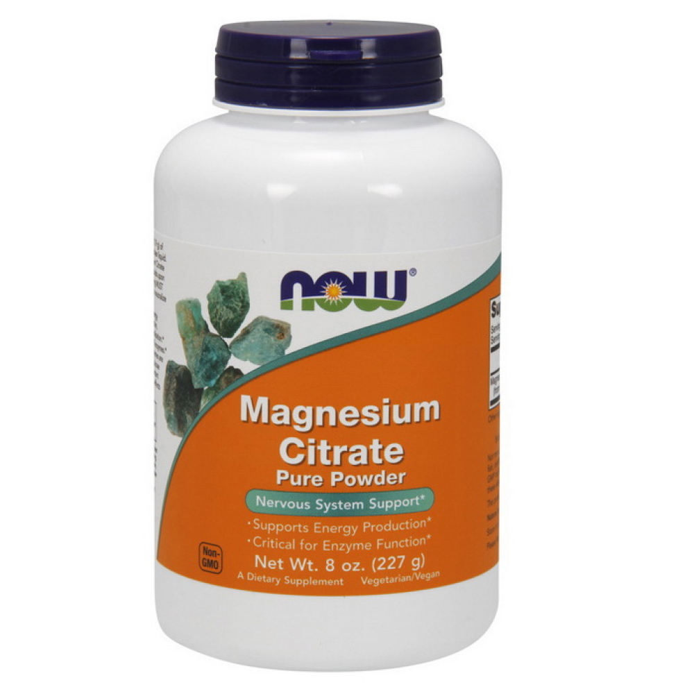 NOW Magnesium Citrate Pure Powder