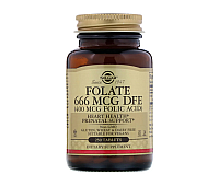 Solgar Folate 666 mcg DFE (Metafolin 400 mcg)