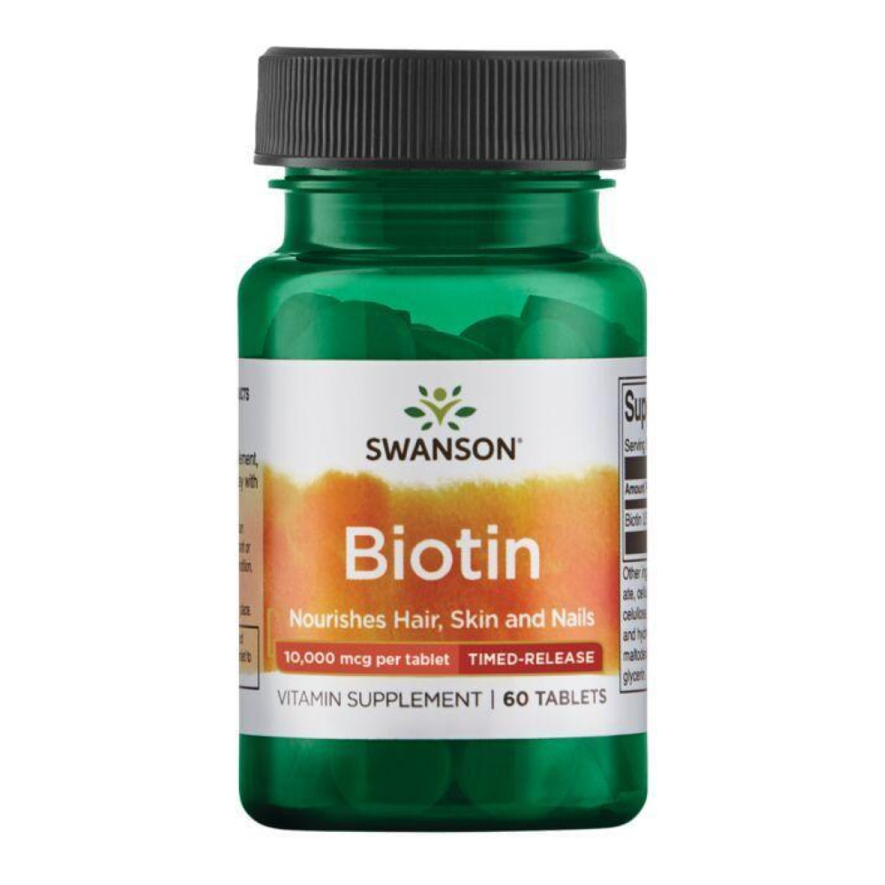 Swanson Biotin 10 000 mcg 60 капсул