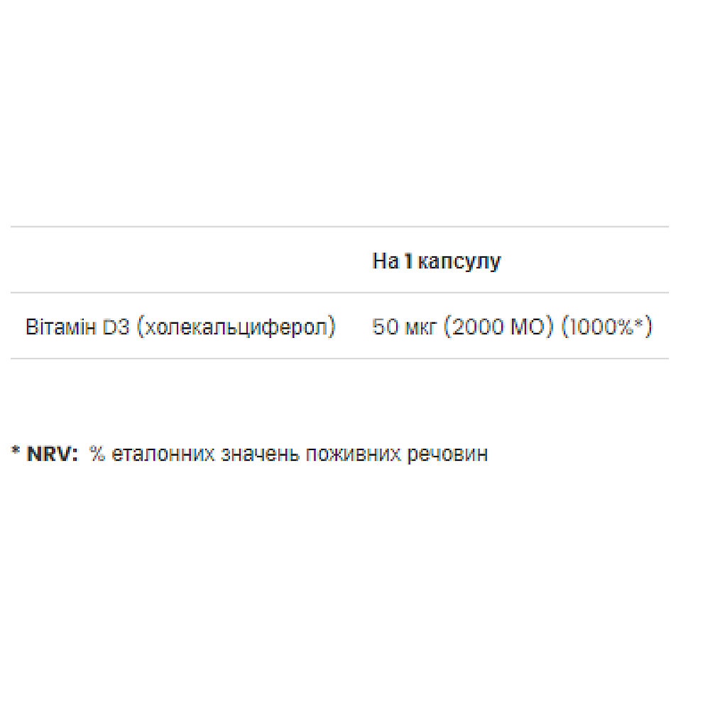 VPLab Vitamin D3 2000 IU