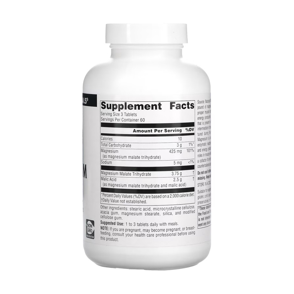 Source Naturals Magnesium Malate 1250mg