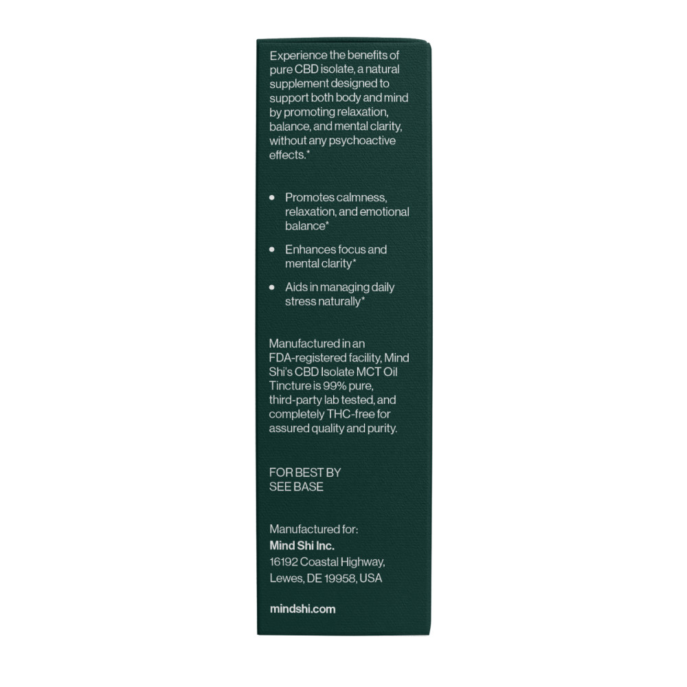 Mind Shi CBD Oil Isolate 2000 mg