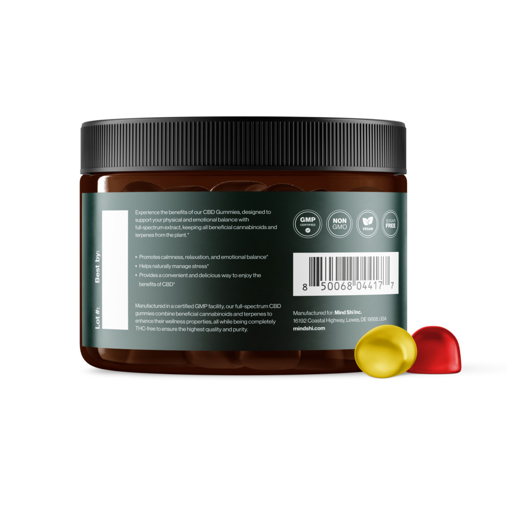 Mind Shi CBD Gummies Full Spectrum 750 mg 30 желейок