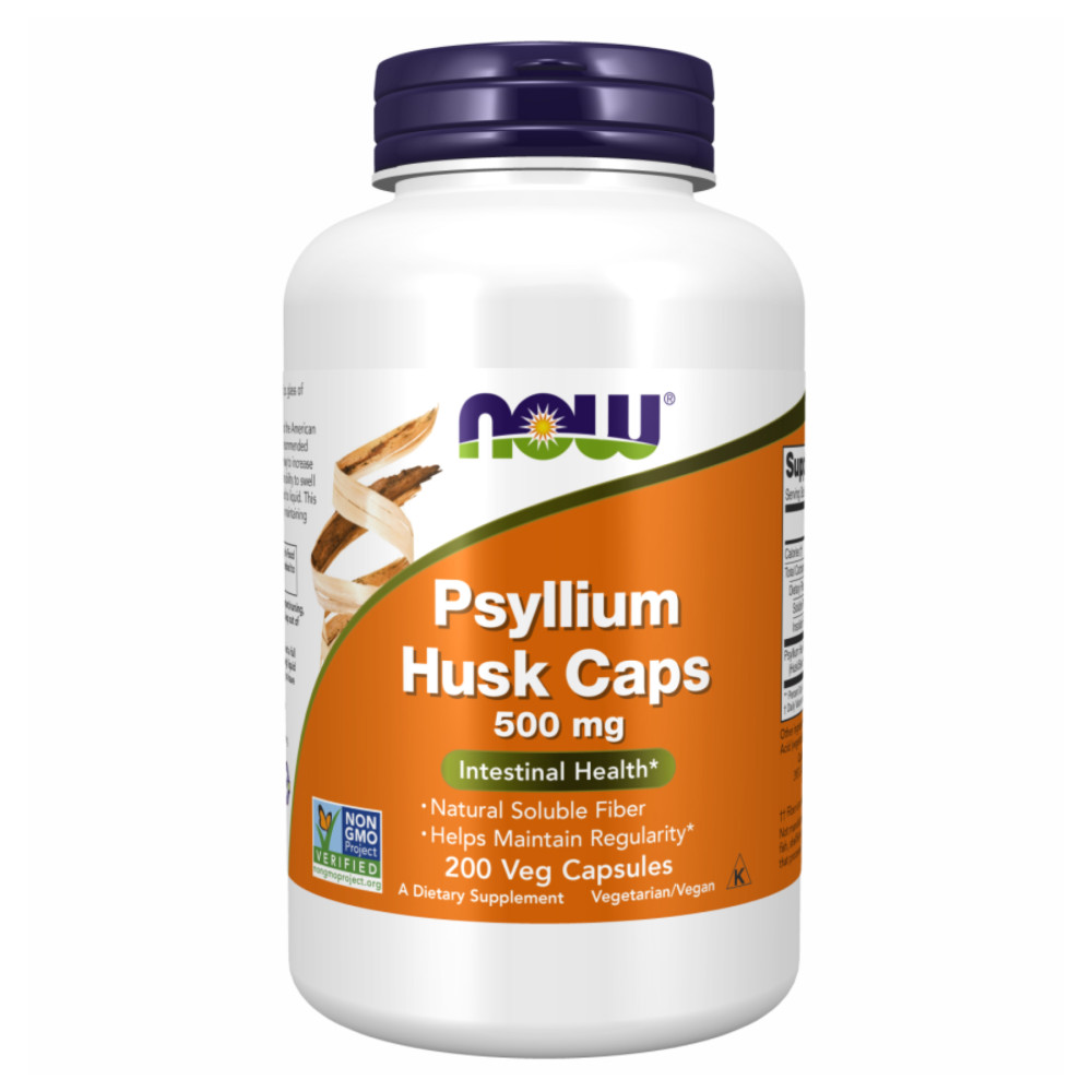 Now Psyllium Husk Caps 500mg