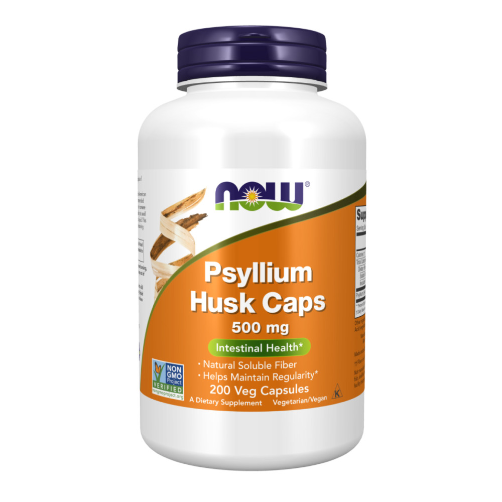 Now Psyllium Husk Caps 500mg