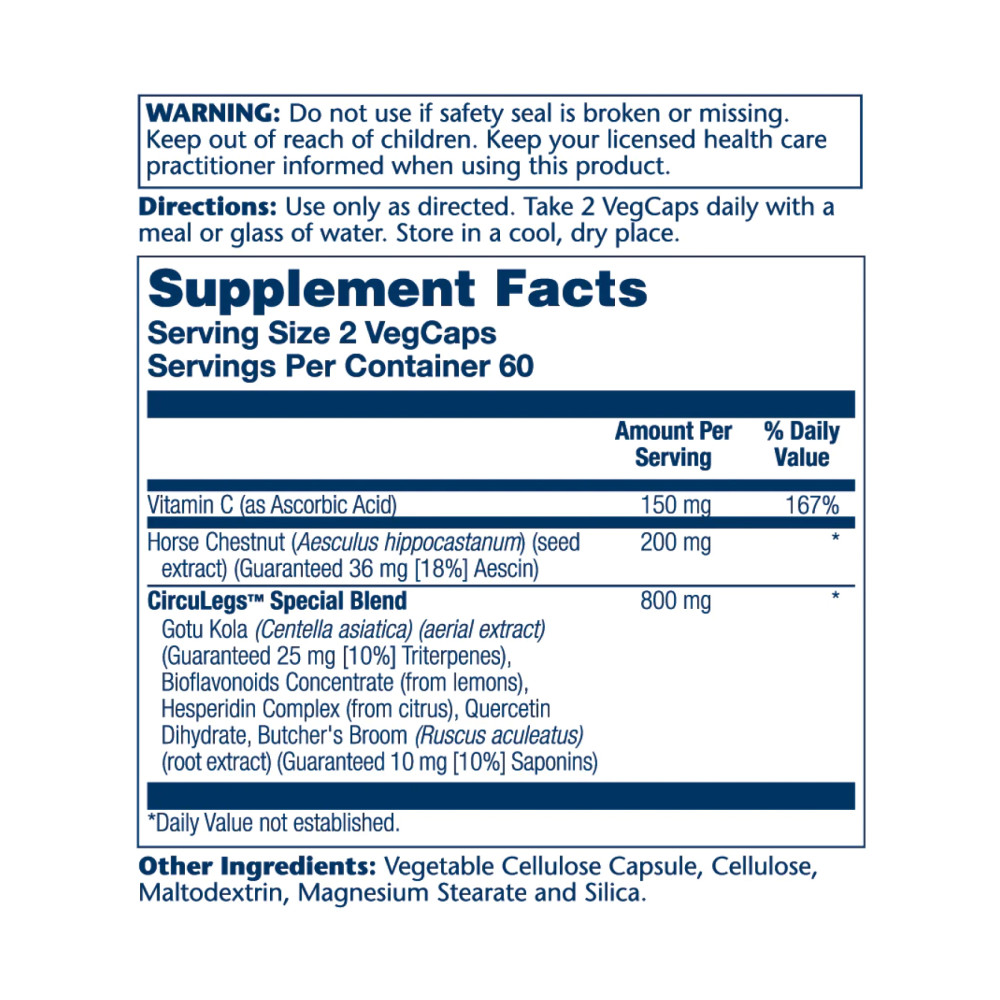 Solaray CircuLegs Circulation Support 200mg