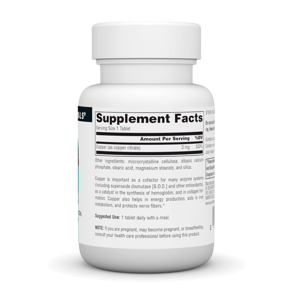 Source Naturals Copper 3mg