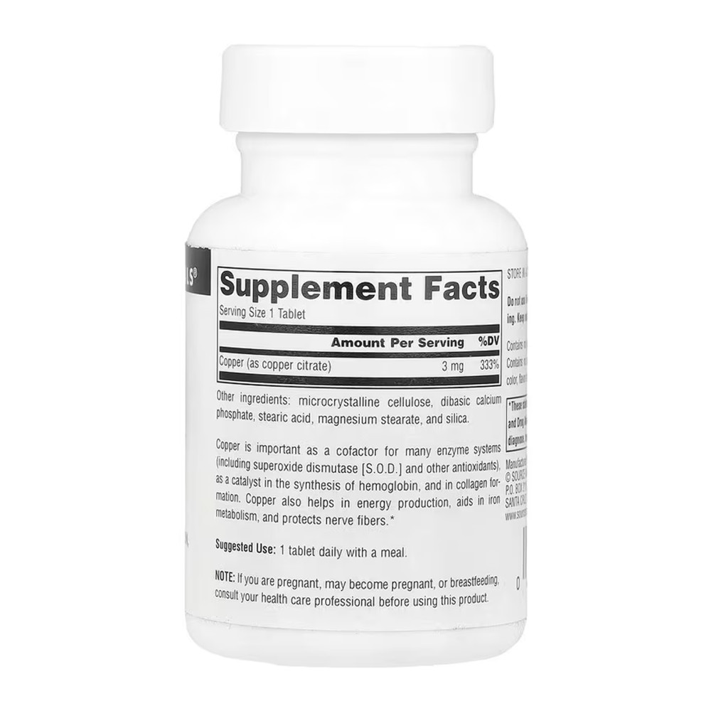 Source Naturals Copper 3mg