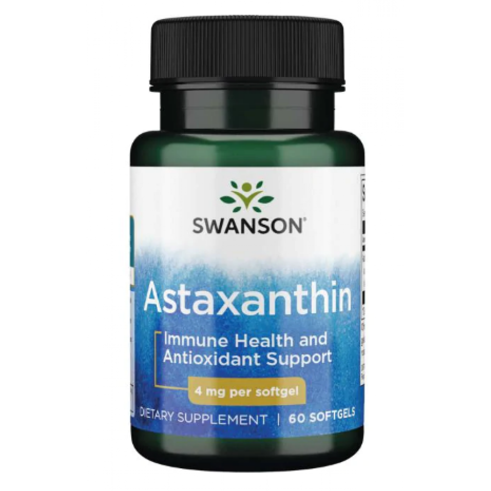 Swanson Astaxanthin 4 mg 60 капсул