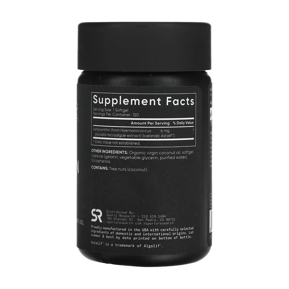 Sport Research Astaxanthin 6 mg 120 софт капсул