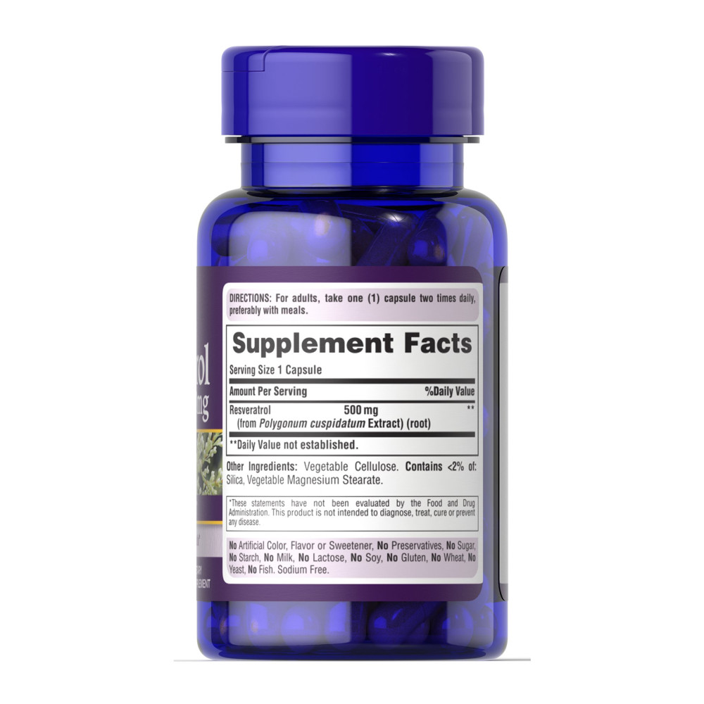 Puritans Pride Resveratrol 500 mg