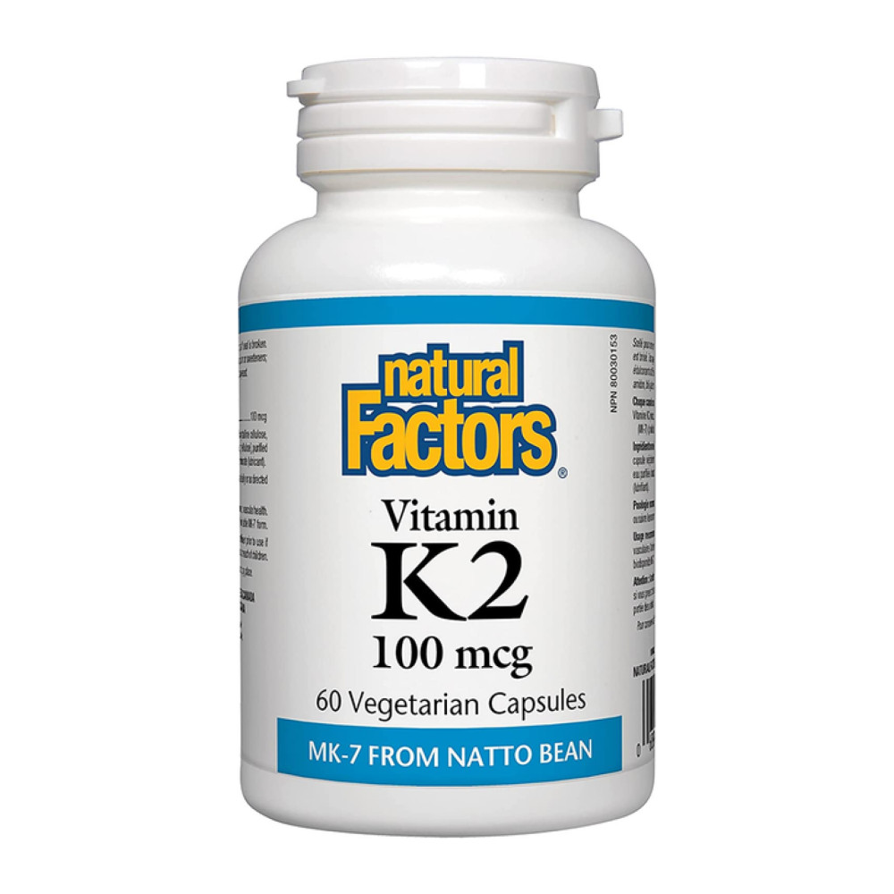 Natural Factors Vitamin K2 100mcg 60 капсул