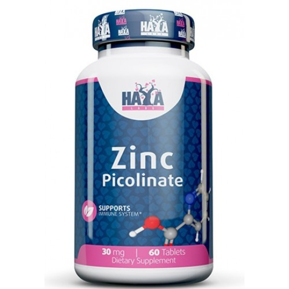 Haya Labs Zinc Picolinate 30 мг